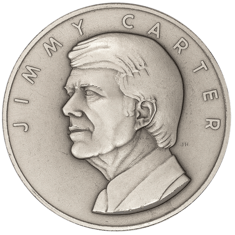 1977 Jimmy Carter Official Innuguration Medal (Inaugural Committee) Silver Medal