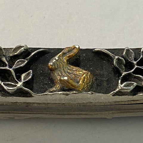 1981 Case XX Shaw Leubowits Pewter Rabbit Pocket Knife