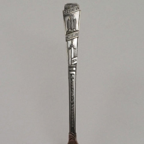 1933 Chicago World Fair "Century of Progress" Sterling Souvenir Spoon