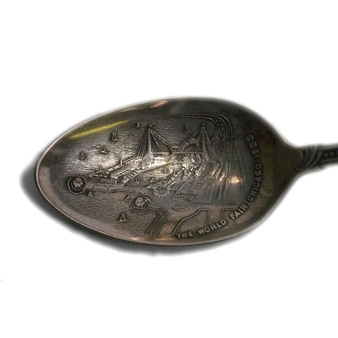 1933 Chicago World Fair "Century of Progress" Sterling Souvenir Spoon