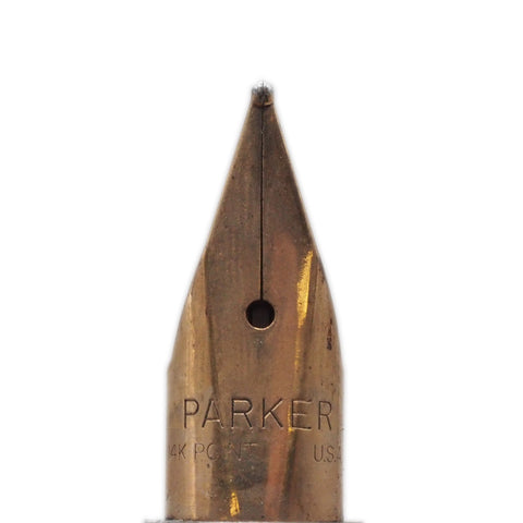 Sterling Silver Parker 75 Cisele 14k Fountain Pen & Ballpoint Set