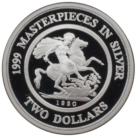 1999 Masterpieces in Silver Coins of the 20th Century - RAM - Gem Proof in OGP