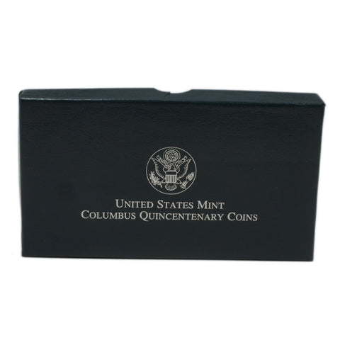 1992 United States Mint Columbus Quincentenary Coins - PQBU in OGP w/ COA