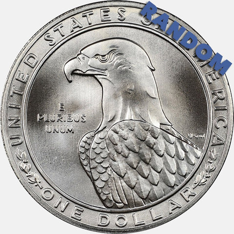 Random 1983 to 2013 Commemorative Silver Dollars in Original Plastic Capsule