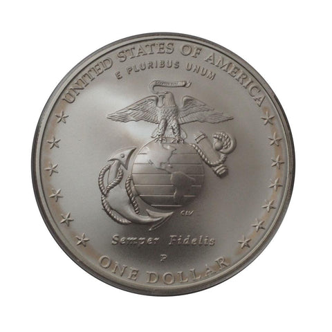 2005 Marine Corps Anniversary Silver Dollar - Gem in OGP w/ COA