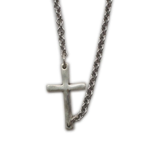 James Avery Sterling Silver Cross Chain Necklace - 22" Adjustable