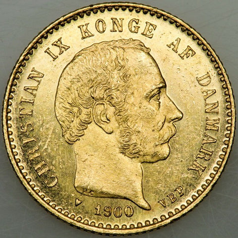 1900 HC/VBP Denmark Gold 10 Kronor KM.790.2 - PQ Brilliant Uncirculated
