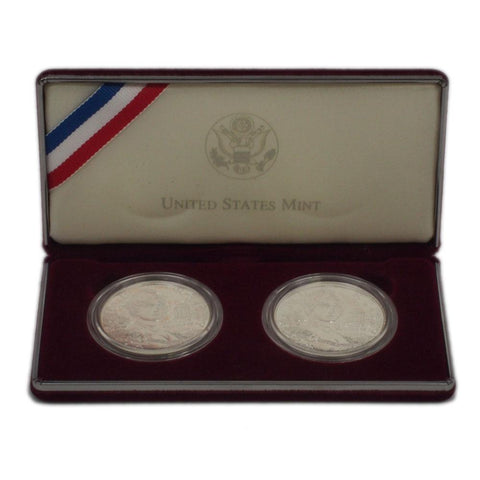 1999 Dolley Madison Proof & Uncirculated Silver Two-Coin Set - Gem Proof in OGP w/ COA