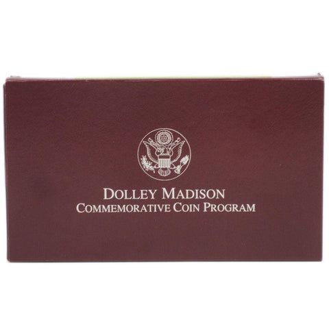 1999 Dolley Madison Proof & Uncirculated Silver Two-Coin Set - Gem Proof in OGP w/ COA