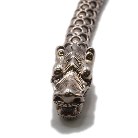 John Hardy Naga Dragon Necklace Sterling Silver and 18k Gold