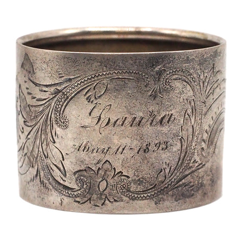 Duhme & Co. Sterling Silver Napkin Ring