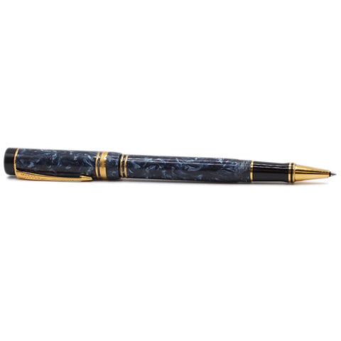 Parker Duofold International Blue Marble Rollerball
