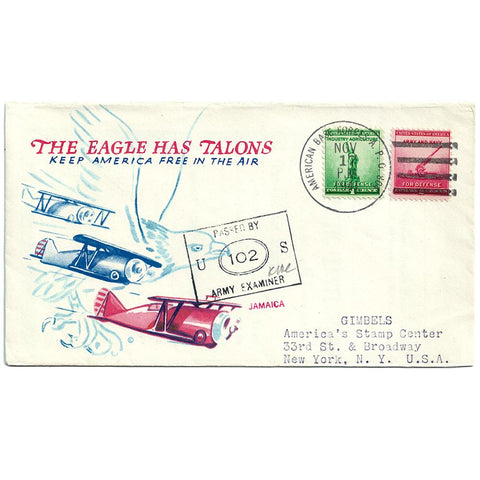 Nov. 17, 1941 - Eagle Has Talons Patriotic Cover Ft. Simonds Jamaica to Gimbels