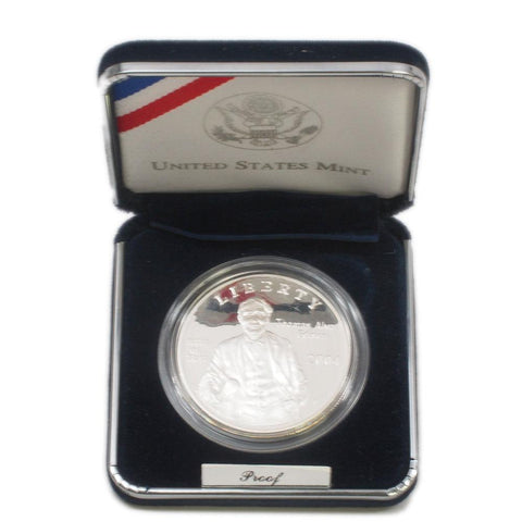 2004 Thomas Edison Commemorative Silver Proof Dollar - Gem Proof in OGP