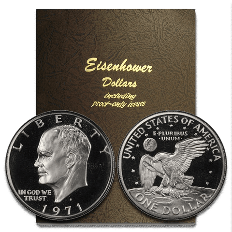 1971 to 1978 PDS Eisenhower Dollar 32-Coin Sets ~ PQ BU & Super Proof