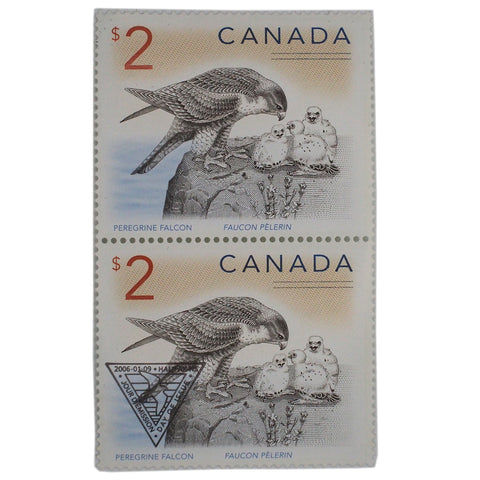 2006 Canadian $5 Peregrine Falcon .9999 Silver Proof Coin and Stamp Set