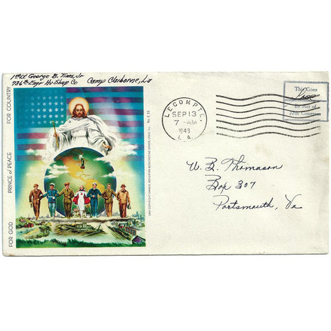 Sep. 13, 1943 - For God Prince of Peace For Country Patriotic Cover