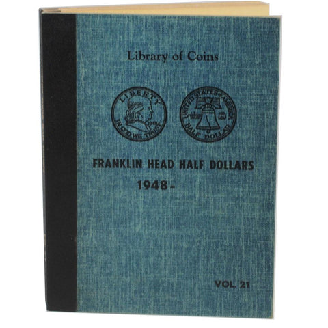 1948 to 1963 P-D-S Franklin Half Set (+1964 Kennedy) in Library of Coins Book
