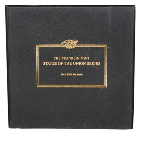Franklin Mint States Of The Union Series Sterling Silver 50-Coin Set