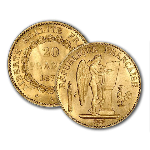 French Gold 20 Franc "Angel" KM.825 - Premium Quality Brilliant Uncirculated