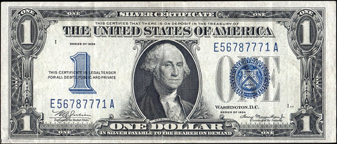 1928 $1 "Funnyback" Silver Certificate Special