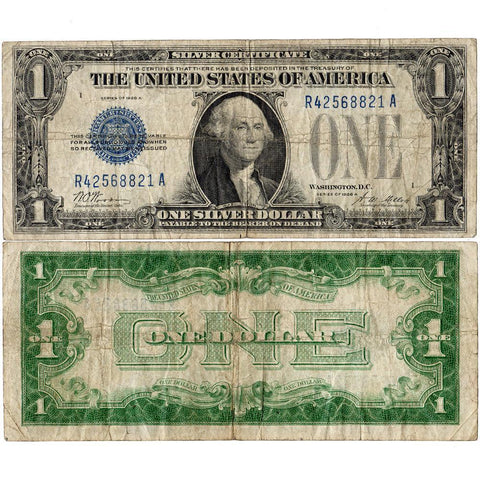 1928 Series $1 "Funnyback" Silver Certificate Special - Very Good or Better