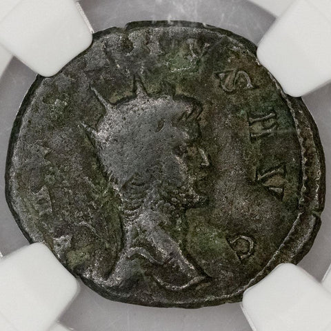 Roman Empire, Gallienus, BI Double-Denarius, 253-268 AD, NGC Choice Fine