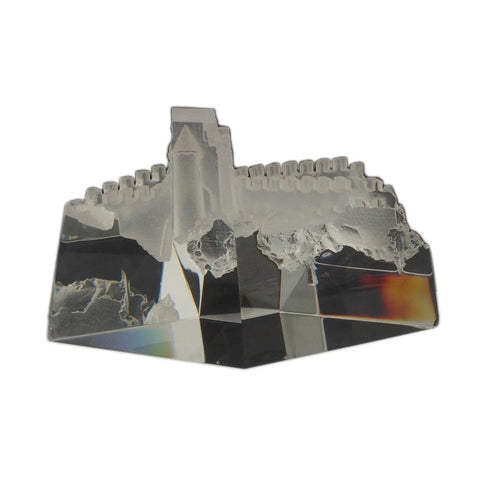 Steuben "Castle of Dreams" Hand-Blown Glass Sculpture in Original Packaging
