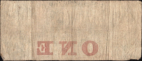 1856 $1 Bank of Greensborough Georgia Ga-165-G2a - Fine