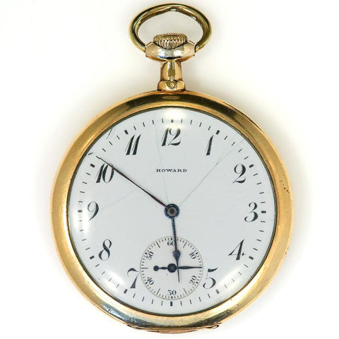 1915 E. Howard Series VII Gold Filled Pocket Watch - 17 Jewel, Size 12s, Strong Runner