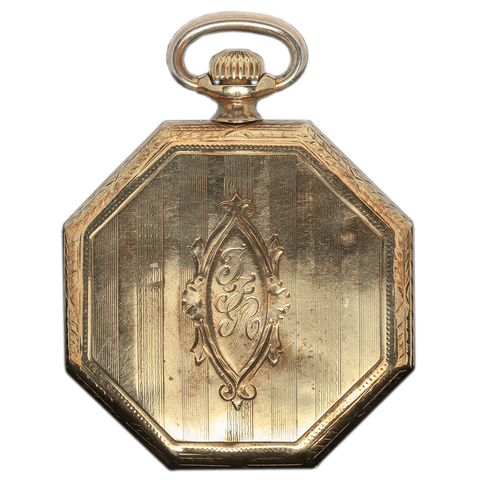 1917 Illinois 14K Gold Pocket Watch - 17 Jewel, Grade 404, Model 3, Size 12s