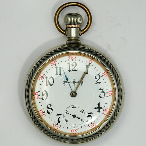 1899 Illinois Bunn Special Railroad Pocket Watch - 21 Jewel, Model 6, Size 16s (Gorgeous!)