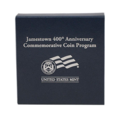 Jamestown 400th Anniversary Commemorative Silver Coin - Gem Proof in OGP w/ COA