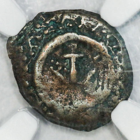 103-76 B.C. Alexander Jannaeus Bronze Widow's Mite - NGC Authenticated