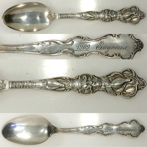 1909 Wallace Sterling January/Aquarius Souvenir Spoon
