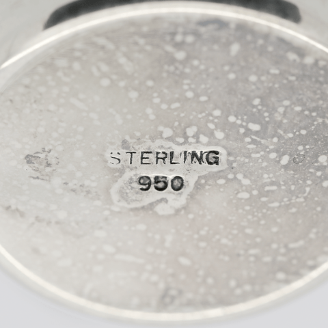1960s Japanese Sterling Silver Jigger & Bottle Stopper