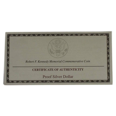 1998-S Robert F. Kennedy Memorial Commemorative Proof Dollar - Gem Proof in OGP w/ COA