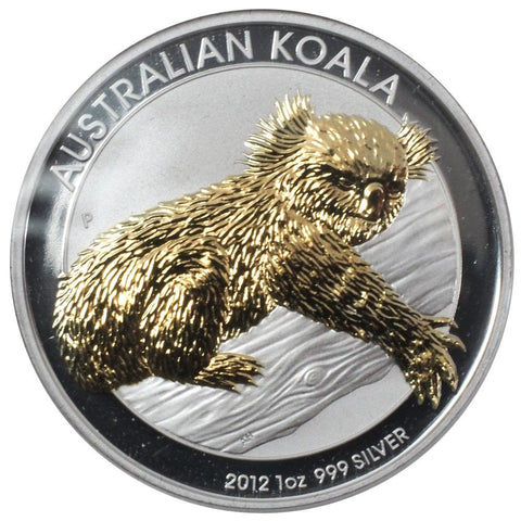 2012 Australian Koala Gilded Coin - Gem Proof in OGP