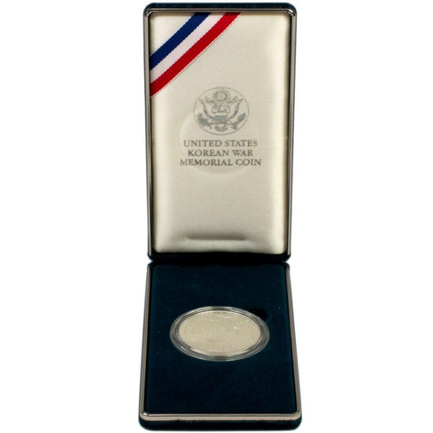 1991 Korean War Memorial Silver Dollar - Gem Proof in OGP w/ COA