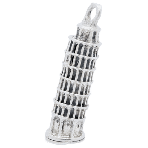 Vintage Silver Leaning Tower of Pisa Charm