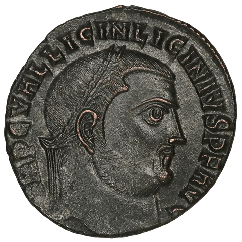 Roman Imperial, Licinius I AE Follis 313-317 AD, About Uncirculated
