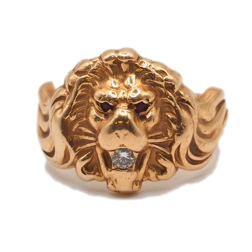 Lion with ring in on sale mouth