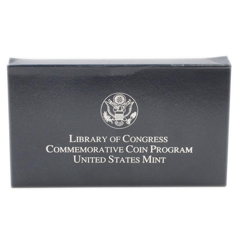 2000 Library of Congress Commemorative Silver Dollar - PQBU in OGP w/ COA