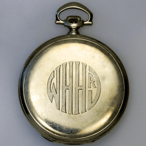 c.1925 Longines 14K Gold Openface Pocket Watch - Size 10, 17 Jewel, 9.5mm Thick
