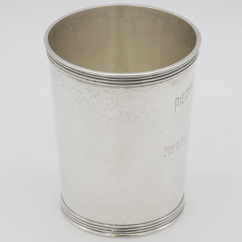 1939 Manchester Silver Co. Sterling Silver Mint Julep Cup - Piedmont Driving Club