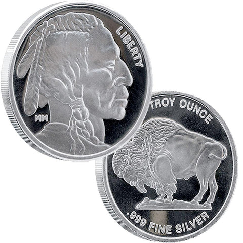Highland Mint Buffalo One Ounce .999 Silver Rounds