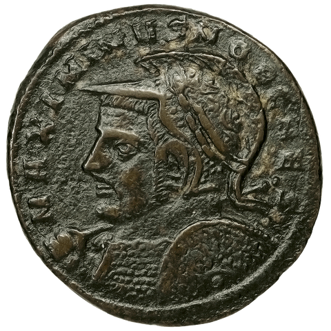 Roman Imperial, Maximinus II AE Follis, Aquileia, 305-306 AD, Very Fine