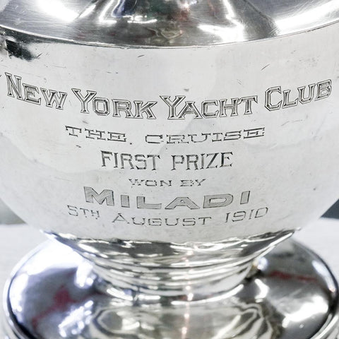 c. 1910 New York Yacht Club Sterling Trophy/Pitcher - Black, Starr & Frost