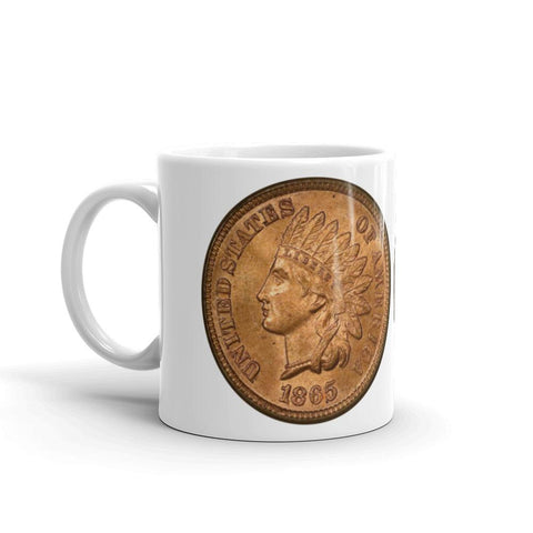 The 1865 Indian Cent Redeye Coffee Mug