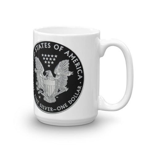 The Proof Silver Eagle Espresso Grande Mug